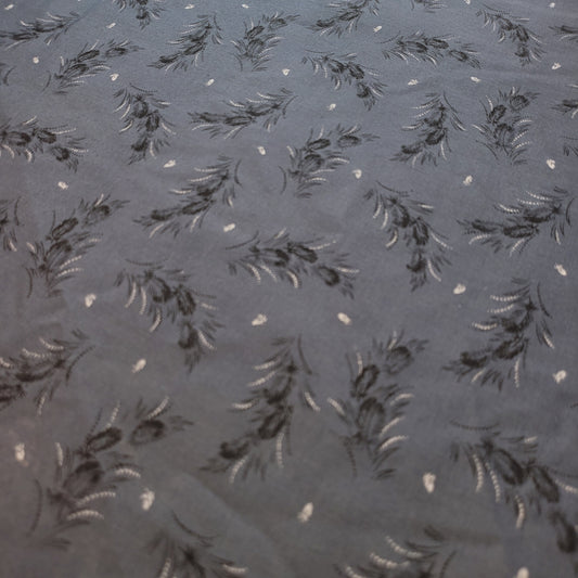 Blaugrünes Blumenmuster, 100 % Baumwolle, Vintage-Material, neuartiger Blumenstoff für Kleider, Bastelarbeiten, Quiltstoff, 111,8 cm