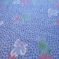 Blue Floral 100% Cotton Vintage Material Novelty Floral Dress Craft Quilting Fabric 44" By The Meter