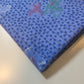 Blue Floral 100% Cotton Vintage Material Novelty Floral Dress Craft Quilting Fabric 44" By The Meter