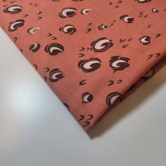 Blaugrünes Blumenmuster, 100 % Baumwolle, Vintage-Material, neuartiger Blumenstoff für Kleider, Bastelarbeiten, Quiltstoff, 111,8 cm