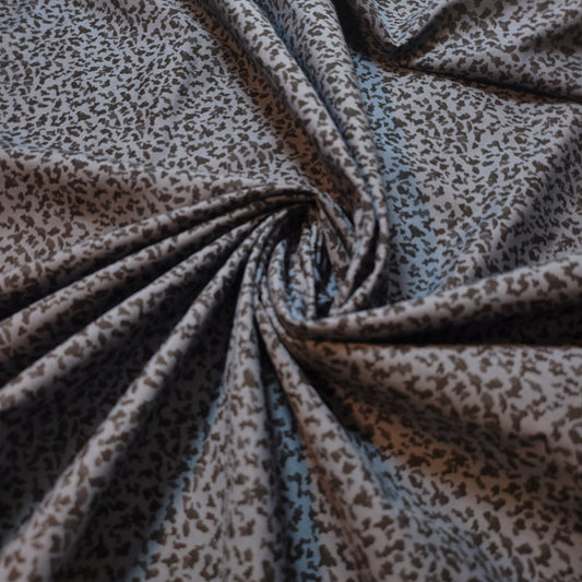 Blaugrünes Blumenmuster, 100 % Baumwolle, Vintage-Material, neuartiger Blumenstoff für Kleider, Bastelarbeiten, Quiltstoff, 111,8 cm