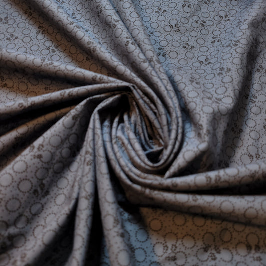 Blaugrünes Blumenmuster, 100 % Baumwolle, Vintage-Material, neuartiger Blumenstoff für Kleider, Bastelarbeiten, Quiltstoff, 111,8 cm