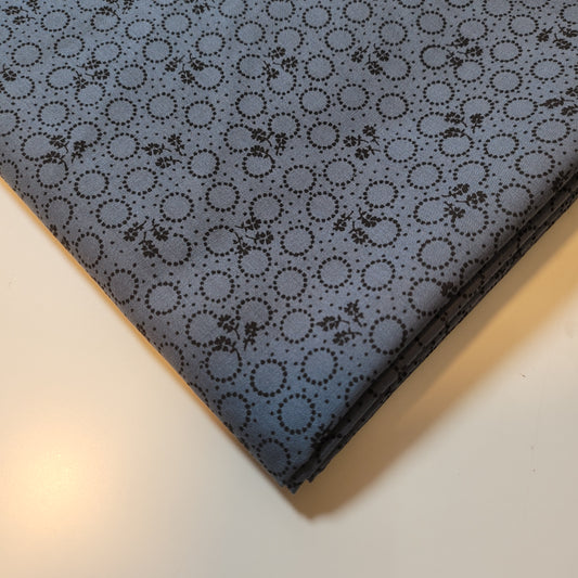 Blaugrünes Blumenmuster, 100 % Baumwolle, Vintage-Material, neuartiger Blumenstoff für Kleider, Bastelarbeiten, Quiltstoff, 111,8 cm