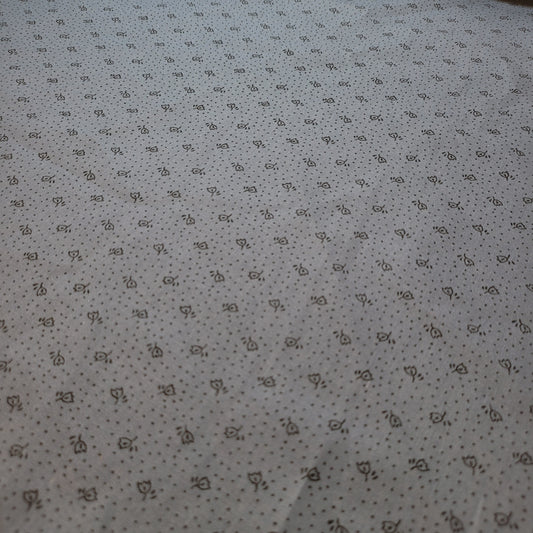 Blaugrünes Blumenmuster, 100 % Baumwolle, Vintage-Material, neuartiger Blumenstoff für Kleider, Bastelarbeiten, Quiltstoff, 111,8 cm