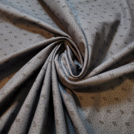 Blaugrünes Blumenmuster, 100 % Baumwolle, Vintage-Material, neuartiger Blumenstoff für Kleider, Bastelarbeiten, Quiltstoff, 111,8 cm