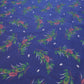 Blue Floral 100% Cotton Vintage Material Novelty Floral Dress Craft Quilting Fabric 44" By The Meter