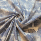 Silver Floral 100% Cotton Vintage Material Novelty Floral Dress Craft Quilting Fabric 44" By The Meter