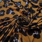 Leopard Print Jersey Fabric – Soft Stretch Knit in Classic Animal Print 58" By The Meter