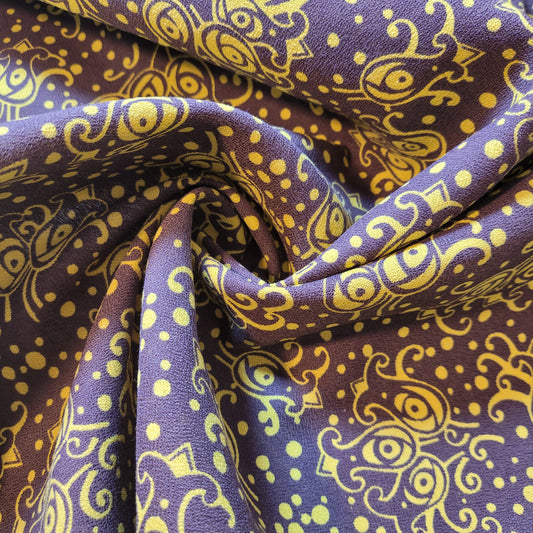 Luxuriöser, eleganter, lebendiger Canvas-Stoff aus 100 % Baumwolle mit floralem Polka-Muster, 147,3 cm breit, perfekt für Kinderprojekte und Bastelarbeiten (Flughafenflugzeuge)