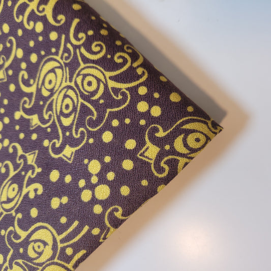 Grey Floral Print 100% Cotton Canvas Material Craft Costume Upholstery Fabric 44" By The Meter