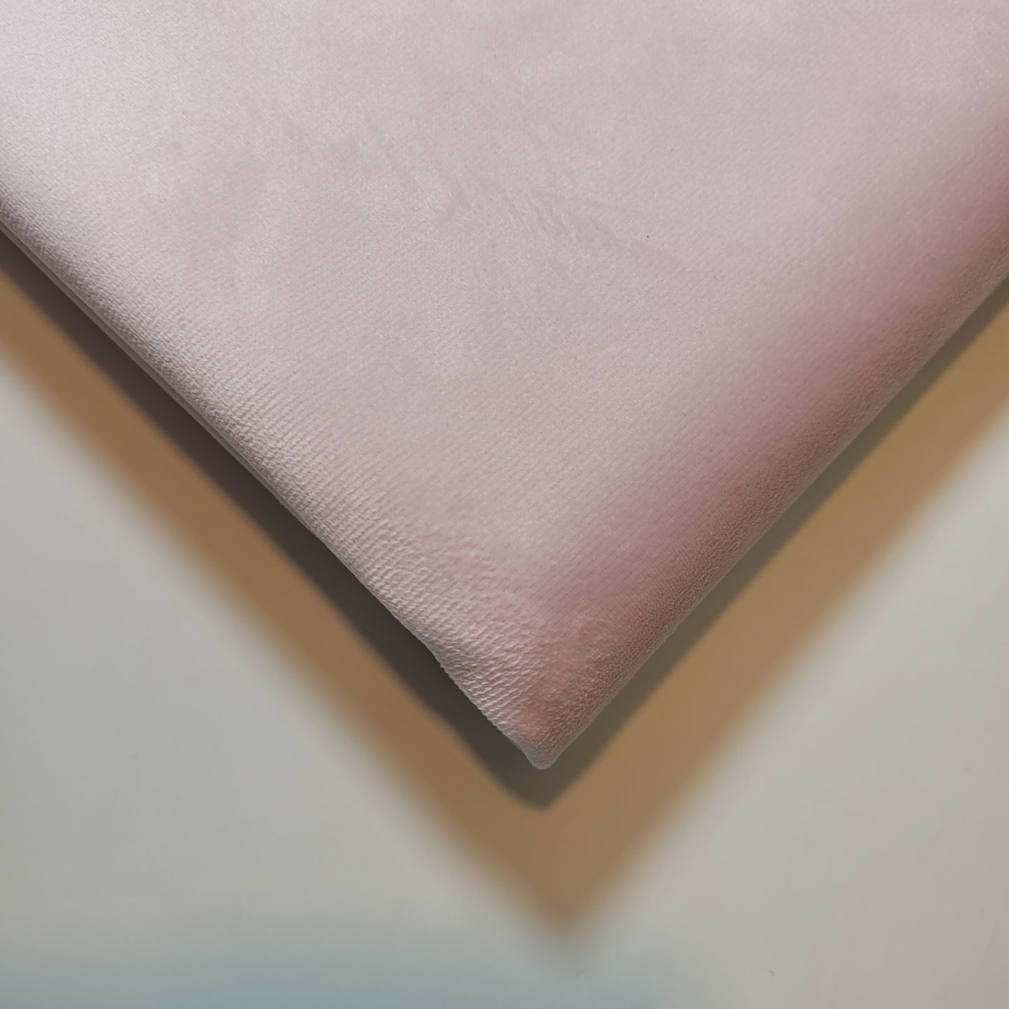 Pale Pink Plush Plain Velvet Fabric 58” Wide – Upholstery, Curtains & Cushions | By the Meter | I Need Fabrics UK