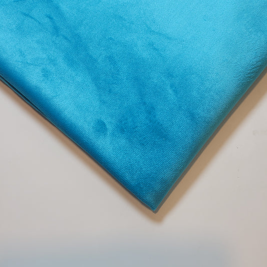 Kingfisher Plush Plain Velvet Fabric 58” Wide – Upholstery, Curtains & Cushions | By the Meter | I Need Fabrics UK