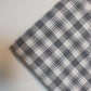 Grey White Tartan Check Plaid Viscose Fabric 58" Wide – By the Meter, Dress, Craft & Costume Material