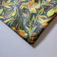 Yellow Tropical Floral Printed Satin Fabric 58" Wide – By the Meter, Dress & Draping Material