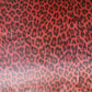 Red Leopard Printed Satin Fabric 58" Wide – By the Meter, Dress & Draping Material