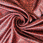 Red Leopard Printed Satin Fabric 58" Wide – By the Meter, Dress & Draping Material