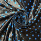 Blue Polka Crush Velour Velvet Fabric 58" Wide – By the Meter, Dress, Upholstery & Craft Material