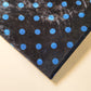 Blue Polka Crush Velour Velvet Fabric 58" Wide – By the Meter, Dress, Upholstery & Craft Material