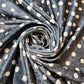 Black Polka Crush Velour Velvet Fabric 58" Wide – By the Meter, Dress, Upholstery & Craft Material