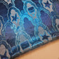 Blue Metallic Star Velvet Fabric – Shiny Foil Cosmic Pattern Chiffon Devore  Dress Craft Costume Material 44" by the Meter (Copy)