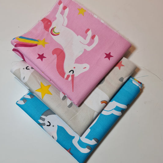 6 Stück Polycotton Polka Dot Craft 50x50cm Fat Quarters Material Patchwork, Quiltstoff