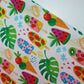 Deliciously Sweet 100% Cotton Fabric: Treats, Fruits & Macarons - 44” Wide for Quilting  (Fruity Lollies)