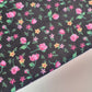 Elegant 100% Brushed Cotton Flannel: Floral Winceyette Craft Dress Material - 58” Wide (Small Floral)