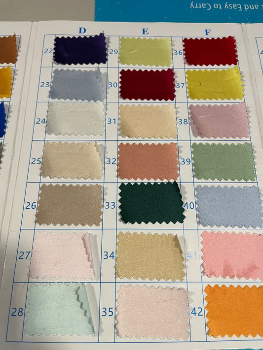 Premium Matte Finish Charmeuse Silk Material Bridal Dress Polyester Fabric 58" By The Meter