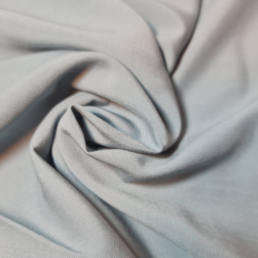 SAGE PLAIN VISCOSE CHALLIS FABRIC SOFT NON STRETCH DRESS CRAFT MATERIAL 58" BY METER