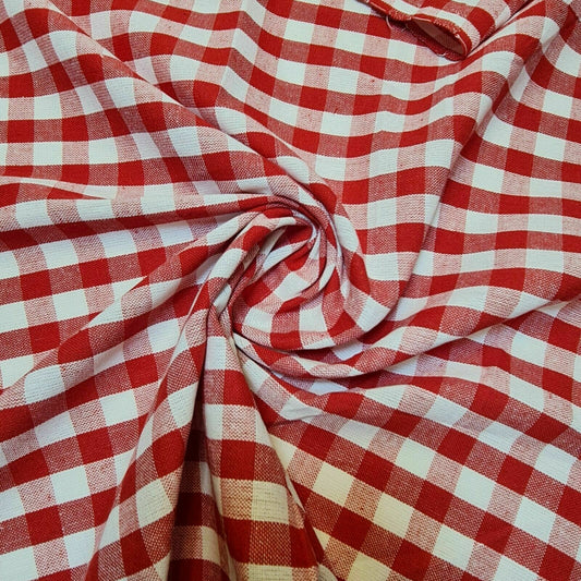 Premium 100 % Baumwolle Gingham 2" Khadi weicher Leinen Handwebstoff 42" Meterware