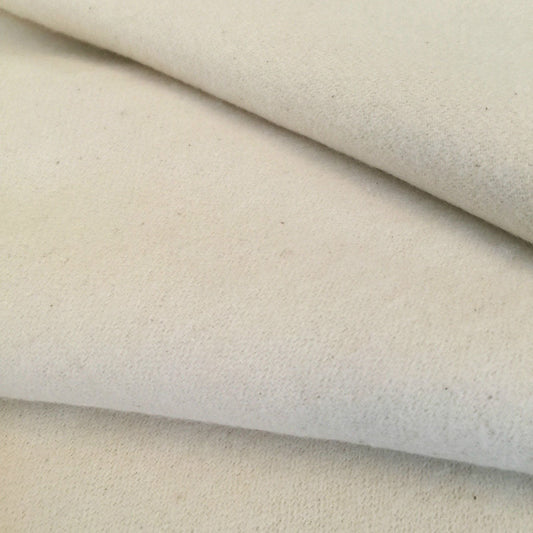 54" Heavy Domette Cotton Curtain Interlining 260gsm | Pre-Washed Raised Both Sides 140cm Wide – Sold by the Meter