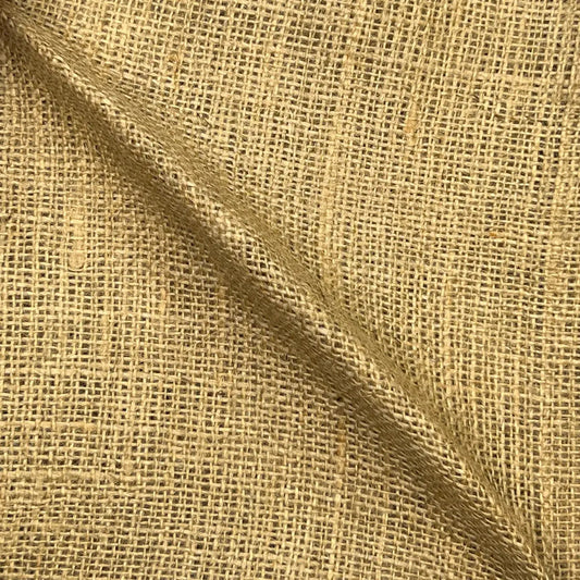 Hessian Jute Fabric â€“ Natural Fine Sack Cloth 54" (140cm) Wide Rustic Craft & Garden Fabric by the Metre