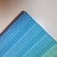 Aqua Ombre Lace Fabric Designer Dress Craft Material 58" By Meter