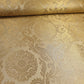 Ornamentaler Paisley Gold Metallic Druck Indischer Banarasi Brokat Stoff Meterware