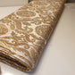 Ornamentaler Paisley Gold Metallic Druck Indischer Banarasi Brokat Stoff Meterware