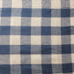 Elegant 100% Brushed Cotton Flannel: Tartan Winceyette Craft Dress Material - 58” Wide (Blue Cream Alec Tartan)