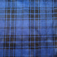 Elegant 100% Brushed Cotton Flannel: Tartan Winceyette Craft Dress Material - 58” Wide (Blue Harris)