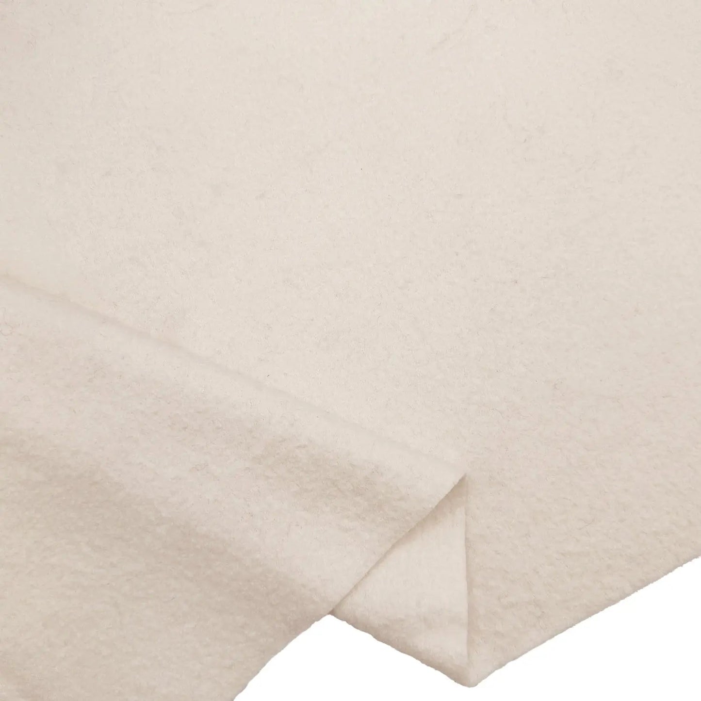 100% Boiled Wool Fabric | Heavyweight 380gsm 56" (142cm) Wide Plain Wool Dressmaking & Craft Material â€“ Sold by the Meter