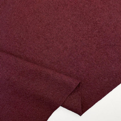 100% Boiled Wool Fabric | Heavyweight 380gsm 56" (142cm) Wide Plain Wool Dressmaking & Craft Material – Sold by the Meter