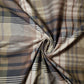 * Clearance * Geometric Stripes & Tartan Chenille Tapestry-Inspired Medium to Heavyweight Curtain & Upholstery Fabrics – 58" Wide",  Sold by the Meter (Beige Brown Tartan)