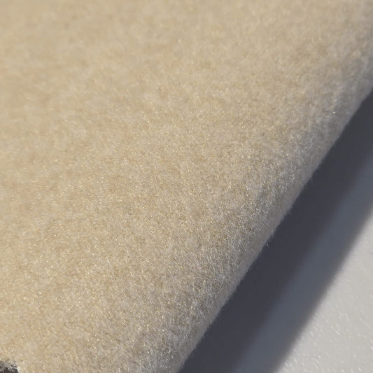 Beige Plain Dyed Washable Wool Fabric Ideal For Coats and Scarfs 58" Wide By The Meter