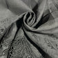 Black Cotton Floral Embroidery Fabric Lace Broderie Anglaise Dress Craft Material 44" By the Meter