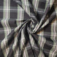 Black Sage 100% Cotton Tartan Check Plaid / Stripe Dress Fabric Craft Quilting Material 58" By Meter