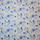 Soft 100% Cotton Floral Fabric for Kids’ Sewing and Quilting – 44" Wide, Perfect for Dresses and Crafts (Blue & White Mermaids)