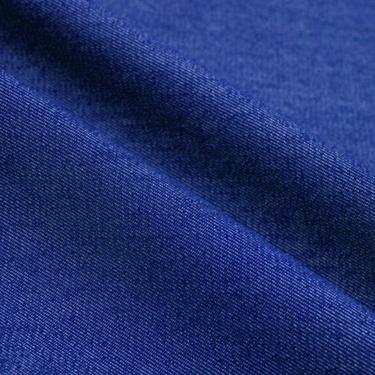 Bright Blue 100% Cotton 14oz Denim Fabric 58" Wide | Sold by the Meter