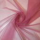 Bright Rose Premium Soft Plain Sheer Tulle Net Fabric Tutu Fairy Veil Bridal 58" By the Meter