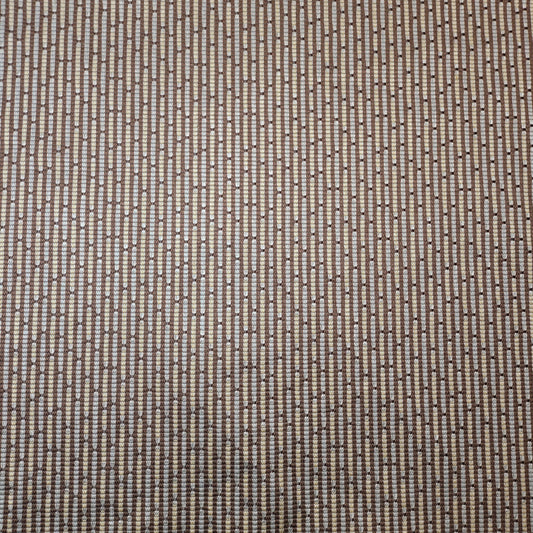 Brown Basketweave Polyester Medium Weight Material Curtain & Upholstery Fabrics – 58" Wide" Sold by the Meter