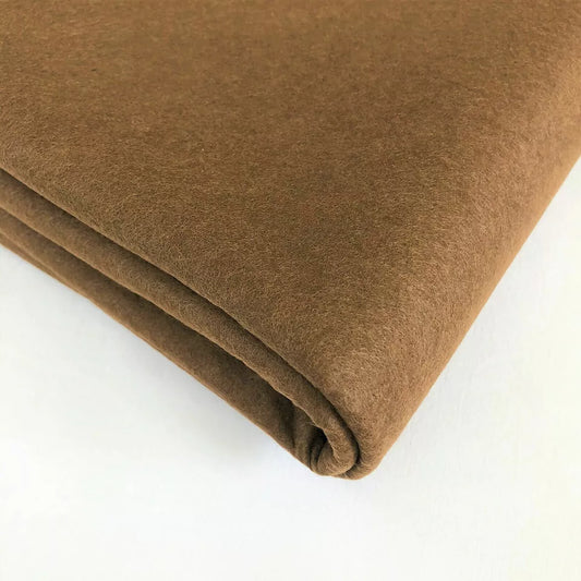 Brown Felt Fabric Acrylic Art Craft Sewing Festive Decor Material 150cm Wide By Meter