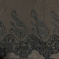 Brown Cotton Floral Embroidery Fabric Lace Broderie Anglaise Dress Craft Material 44" By the Meter