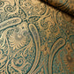 Bottle Green Double Paisley Gold Metallic Banarasi Brocade Fabric | Dress, Craft & Décor Material | 44" Wide By the Meter